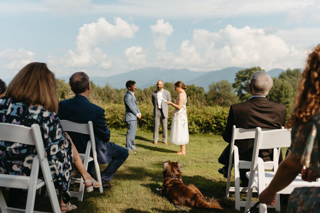View from Sunset Hill House lawn in Sugar Hill, NH. 