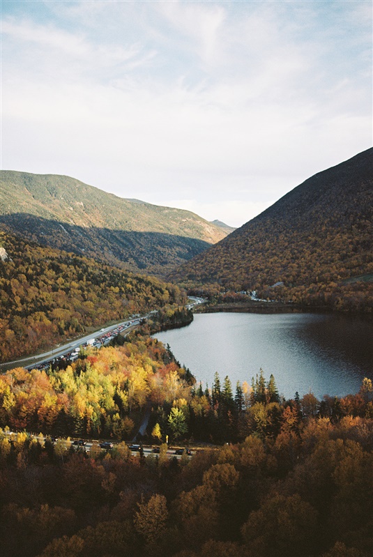 Artists Bluff in Franconia Notch, NH. 
