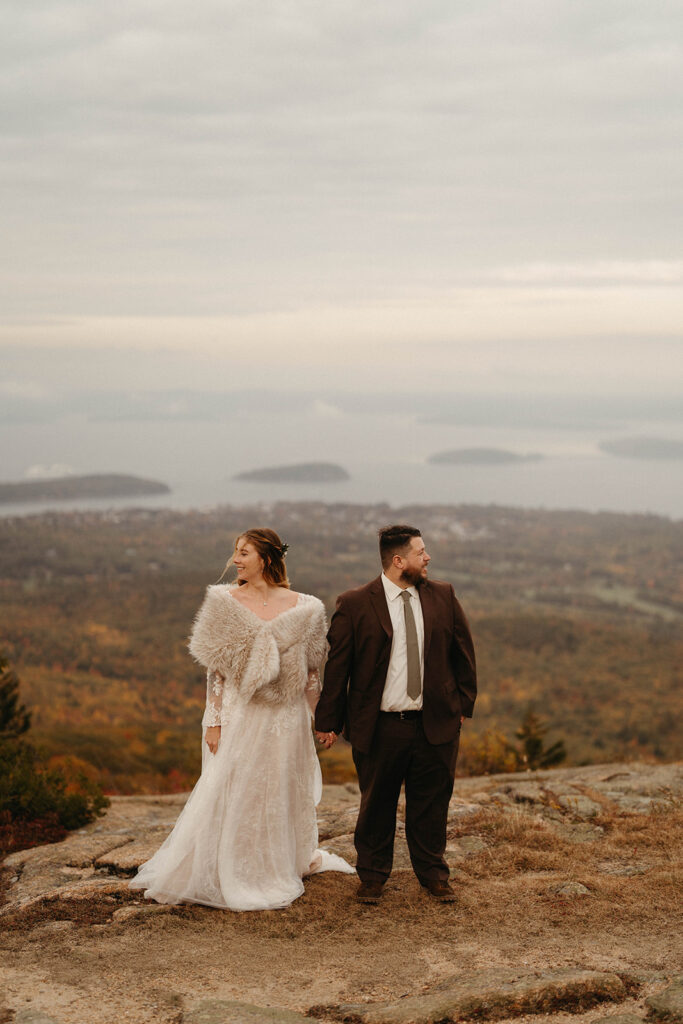 Cadillac mountain elopement. 
